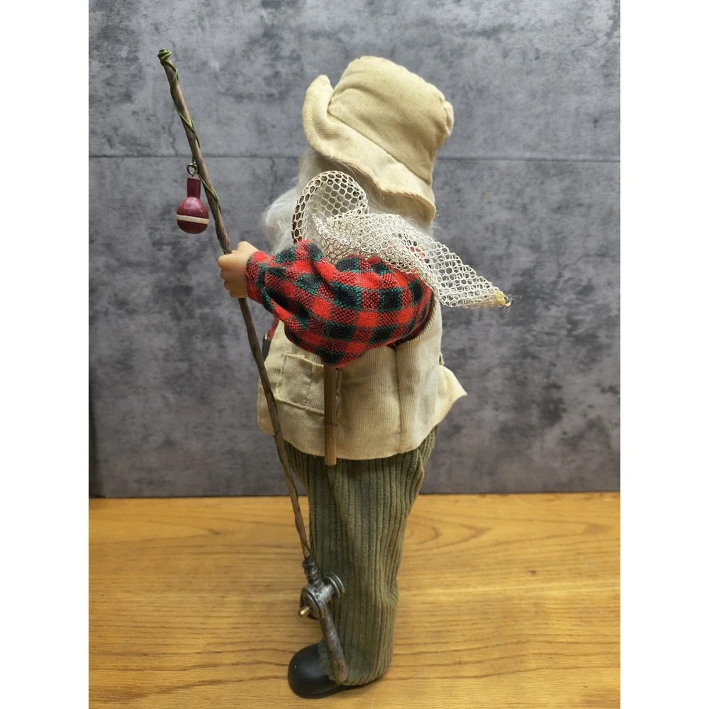 Santa‎ Claus Fisherman Figurine 16